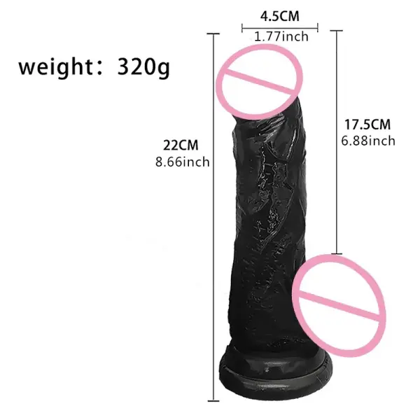 Translucent adult toy in rainbow gradient colors flexible TPE design